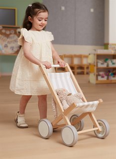 Doll stroller - grey - Viga